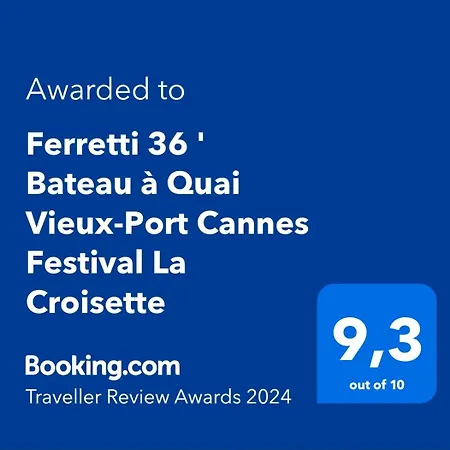 Ferretti 36 ' Bateau A Quai Vieux-port Festival La Croisette Botel Cannes